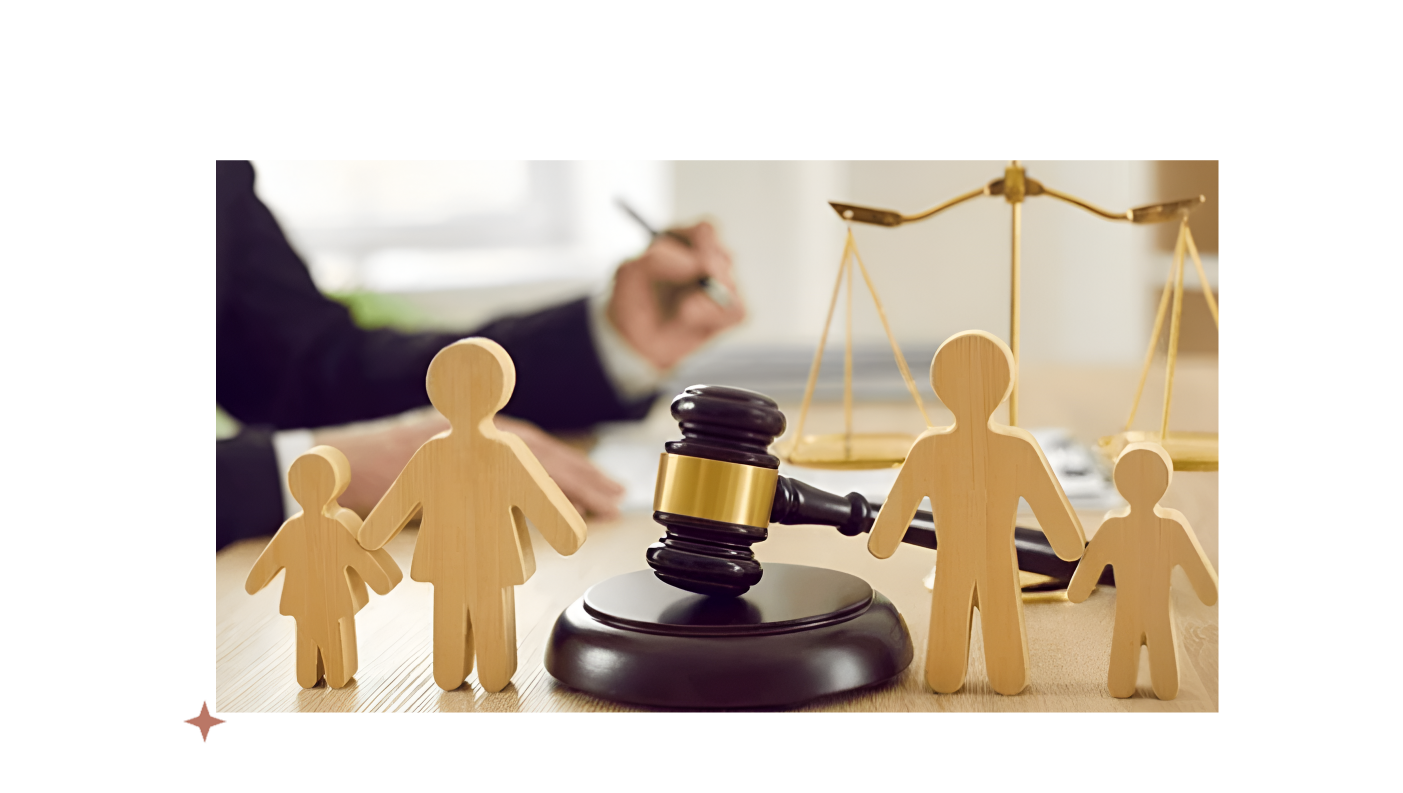 imagen en figuras de una familia