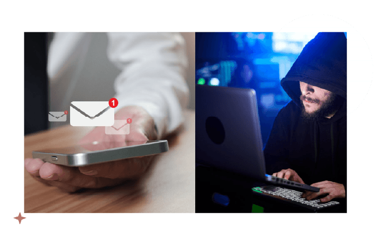 ciberdelincuente cometiendo operaciones fraudulentas