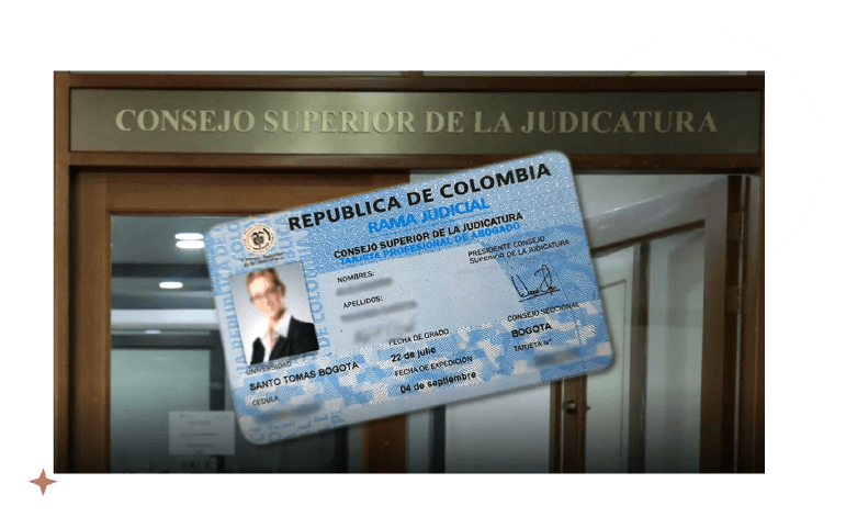 tarjeta profesional abogado